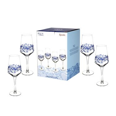 Spode 1625051 Christmas Tree Champagne Flutes - 4 Count
