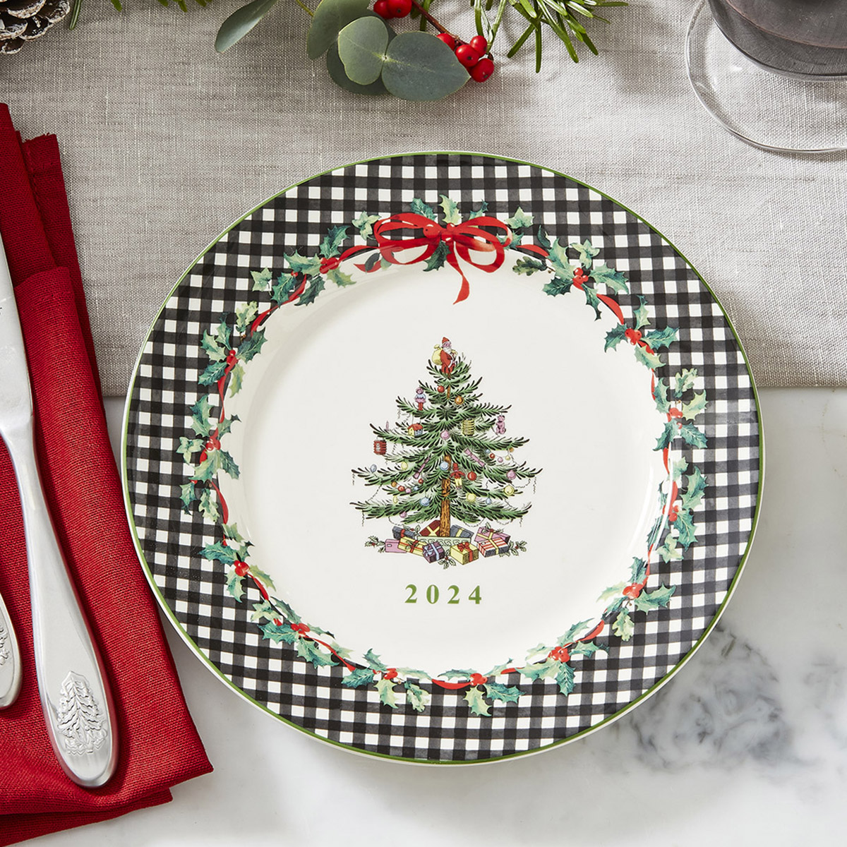 Christmas Tree 2024 Annual Collector Plate image number null