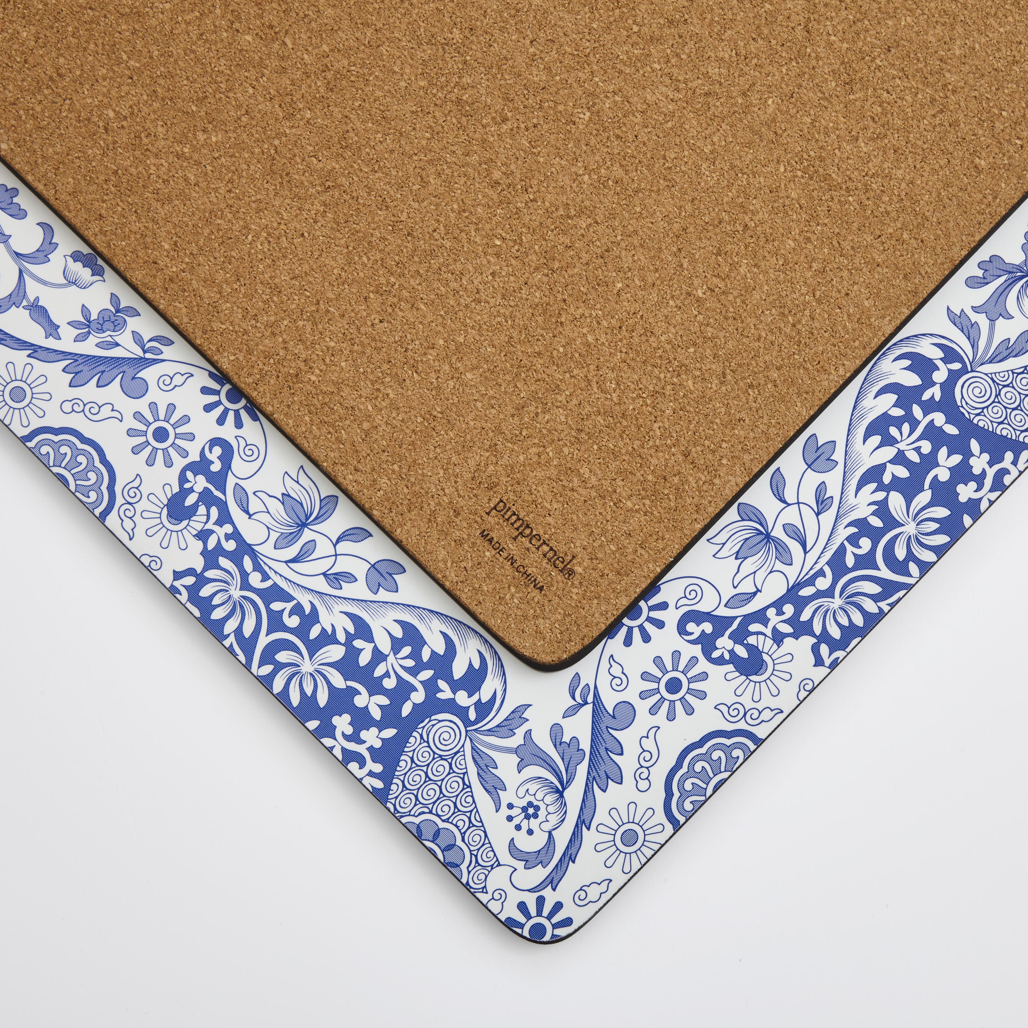Croco Placemat in Sapphire, Set of 4