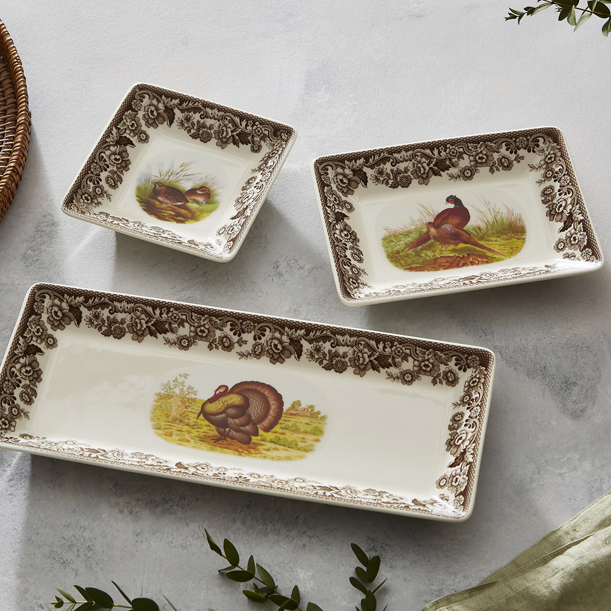 Woodland 3pc Nesting Trays