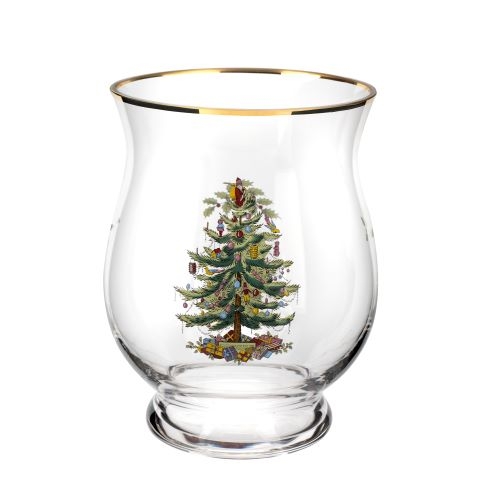 Spode Christmas Tree Hurricane Lamp 6 5 Inch Spode