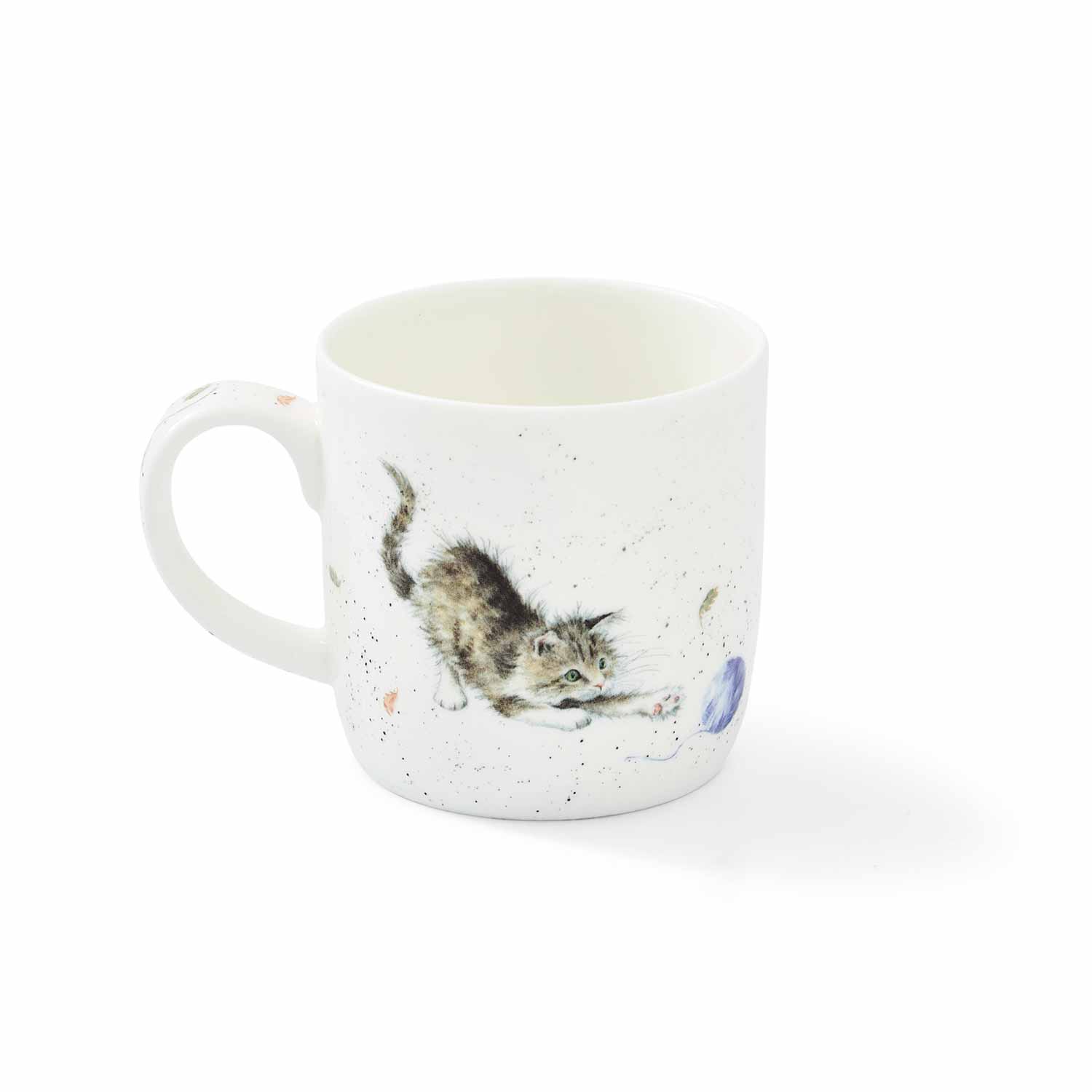 Wrendale Designs Cat And Mouse Mug  (Cat) image number null