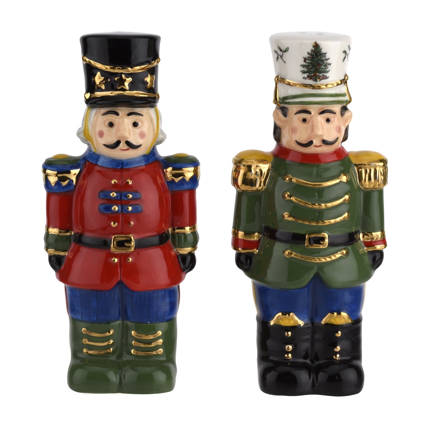 Spode Christmas Tree Nutcracker Salt and Pepper | Spode