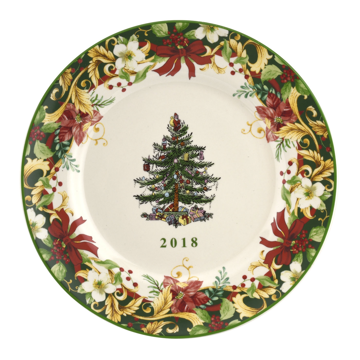 Spode Christmas Tree 2018 Annual Collector Plate Spode