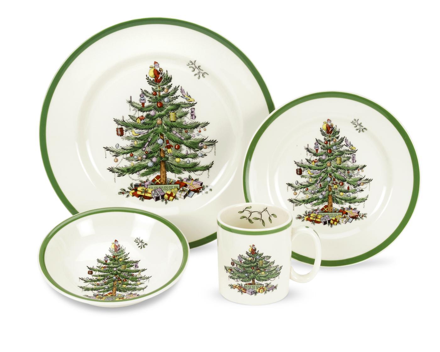 Spode Christmas Tree 4Piece Placesetting Spode