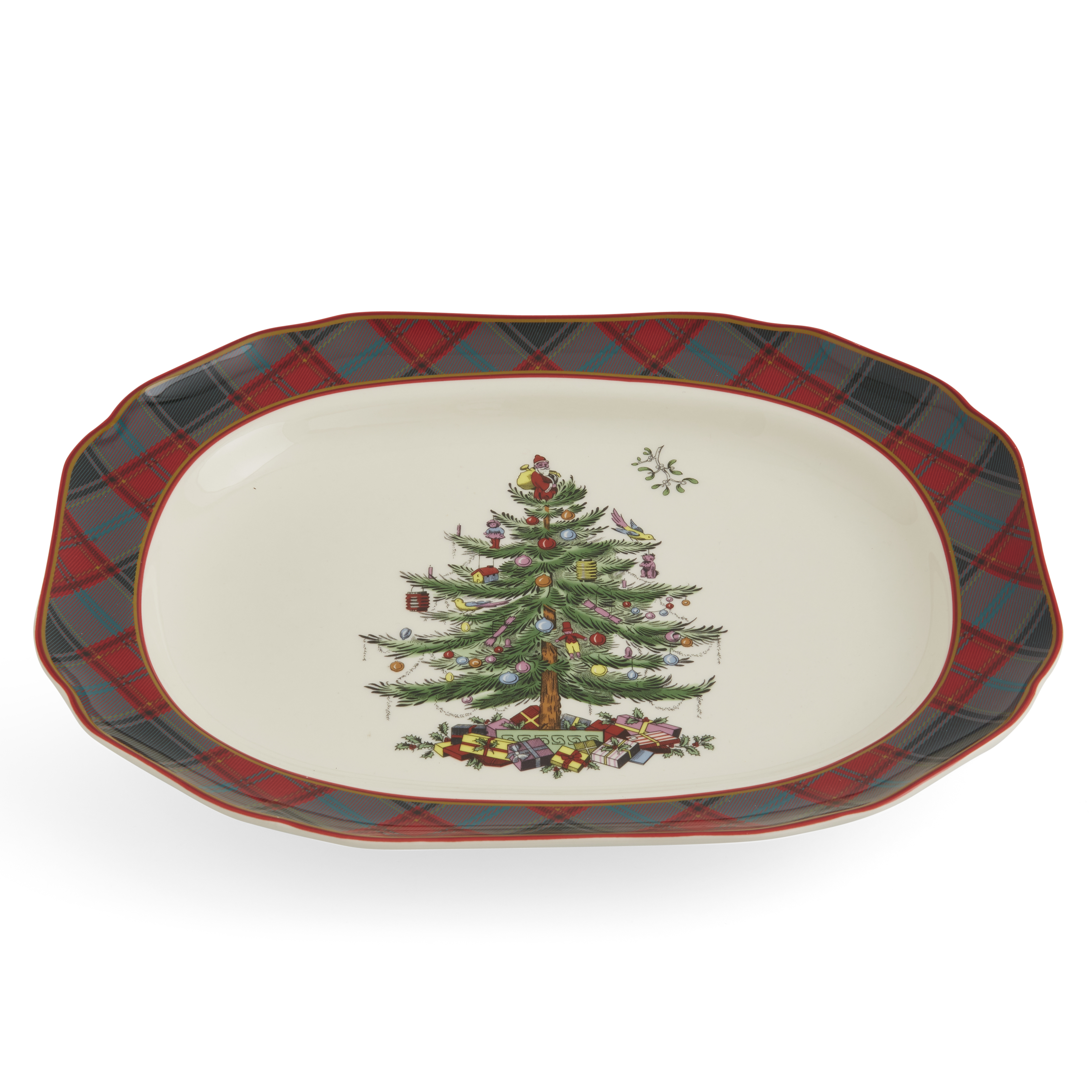 Spode Christmas Tree large rectangular baking dish