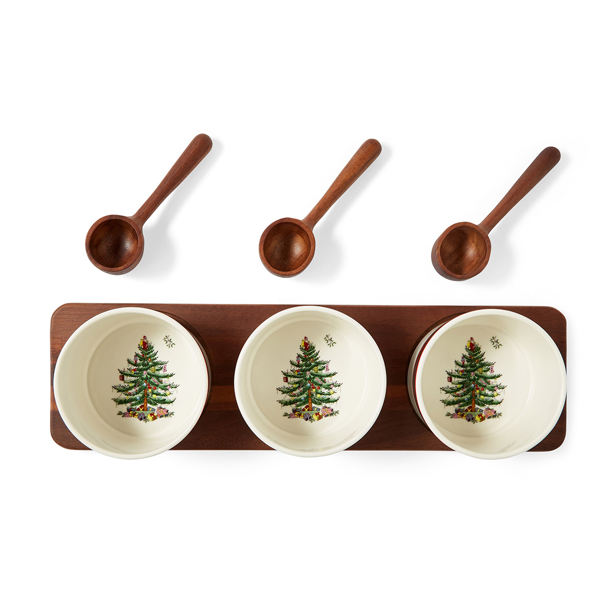 Christmas Tree Tartan 7 Piece Condiment Set image number null