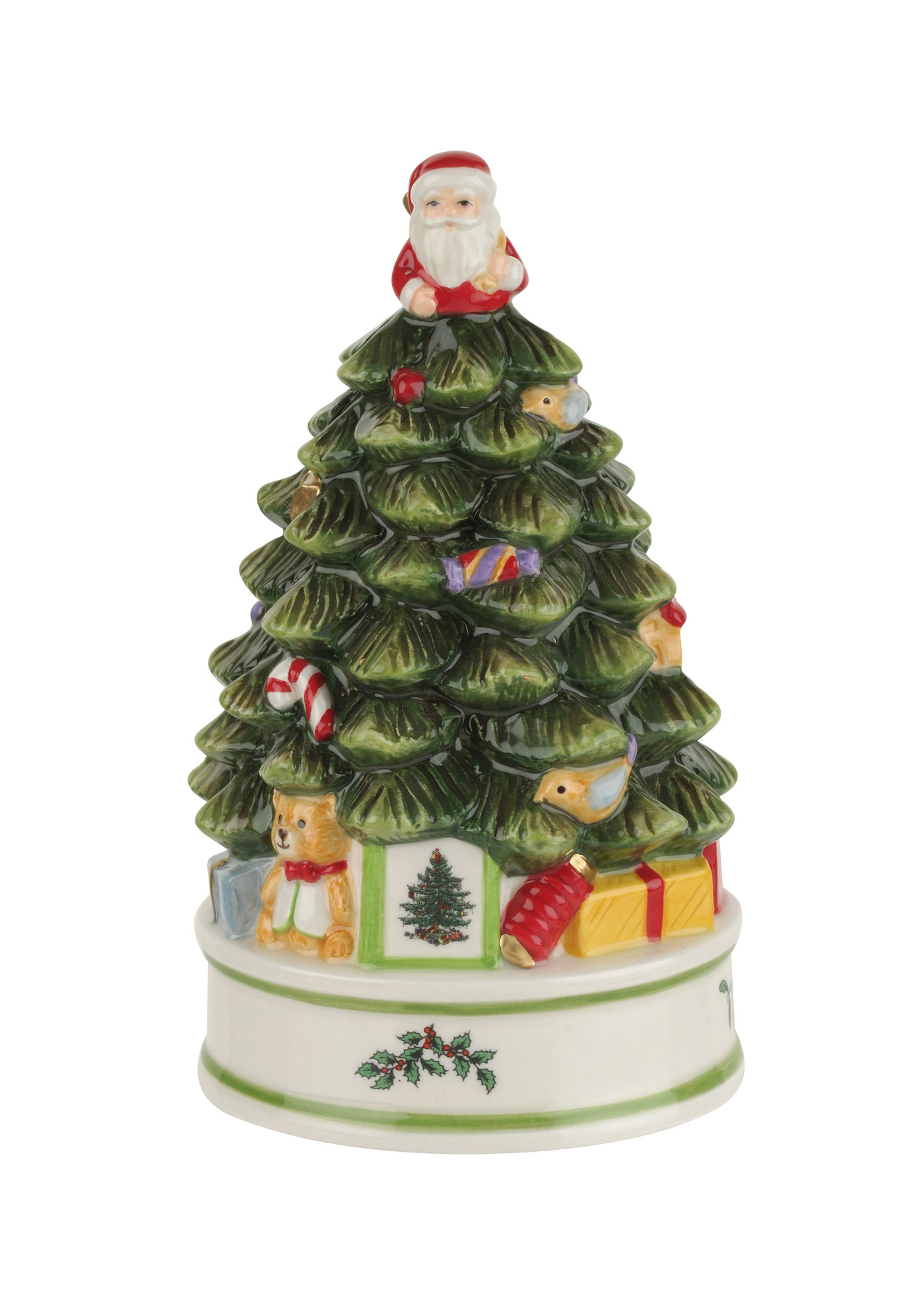 Spode Christmas Tree 6.5 Inch Musical Christmas Tree Spode