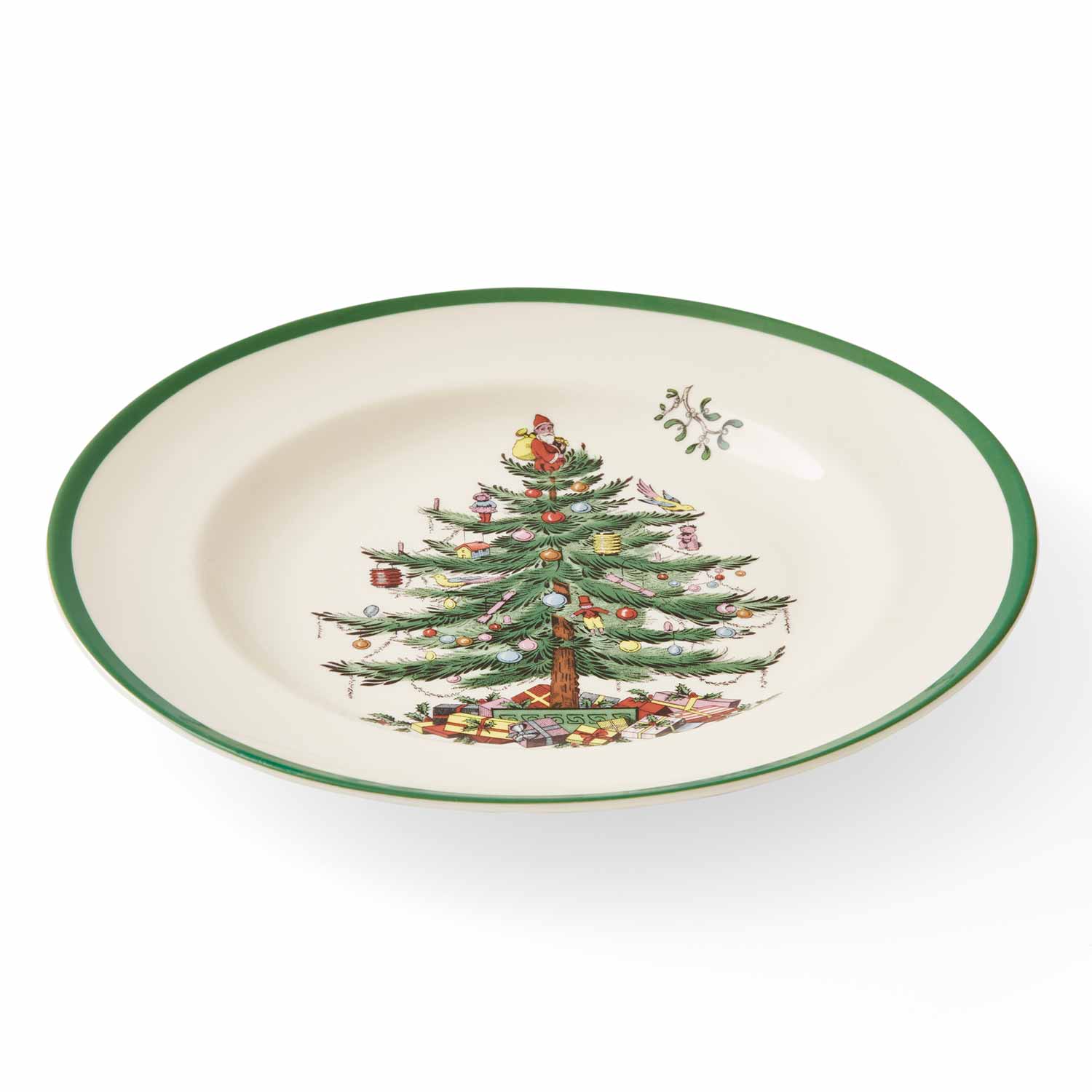 Christmas Tree Set of 4 Dinner Plates image number null