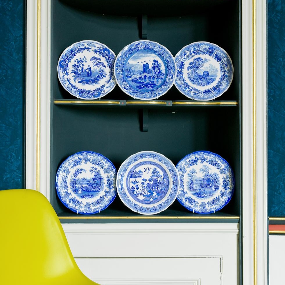 Blue Room Georgian Plates Set of Spode