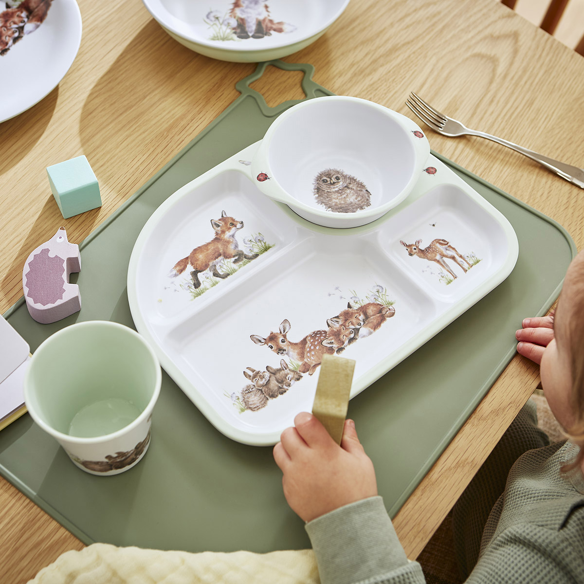 Wrendale Designs Little Wren Tray & Bowl Set image number null