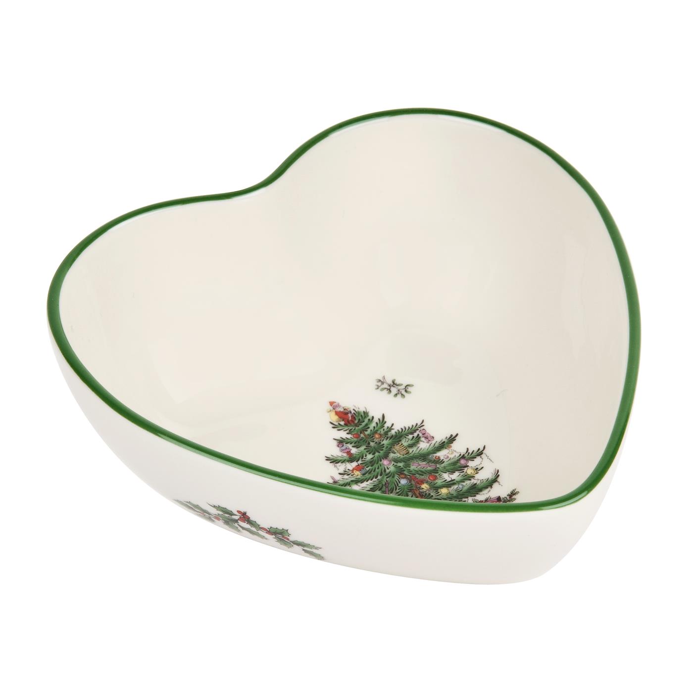 Christmas Tree Heart-shaped Dip Bowl image number null