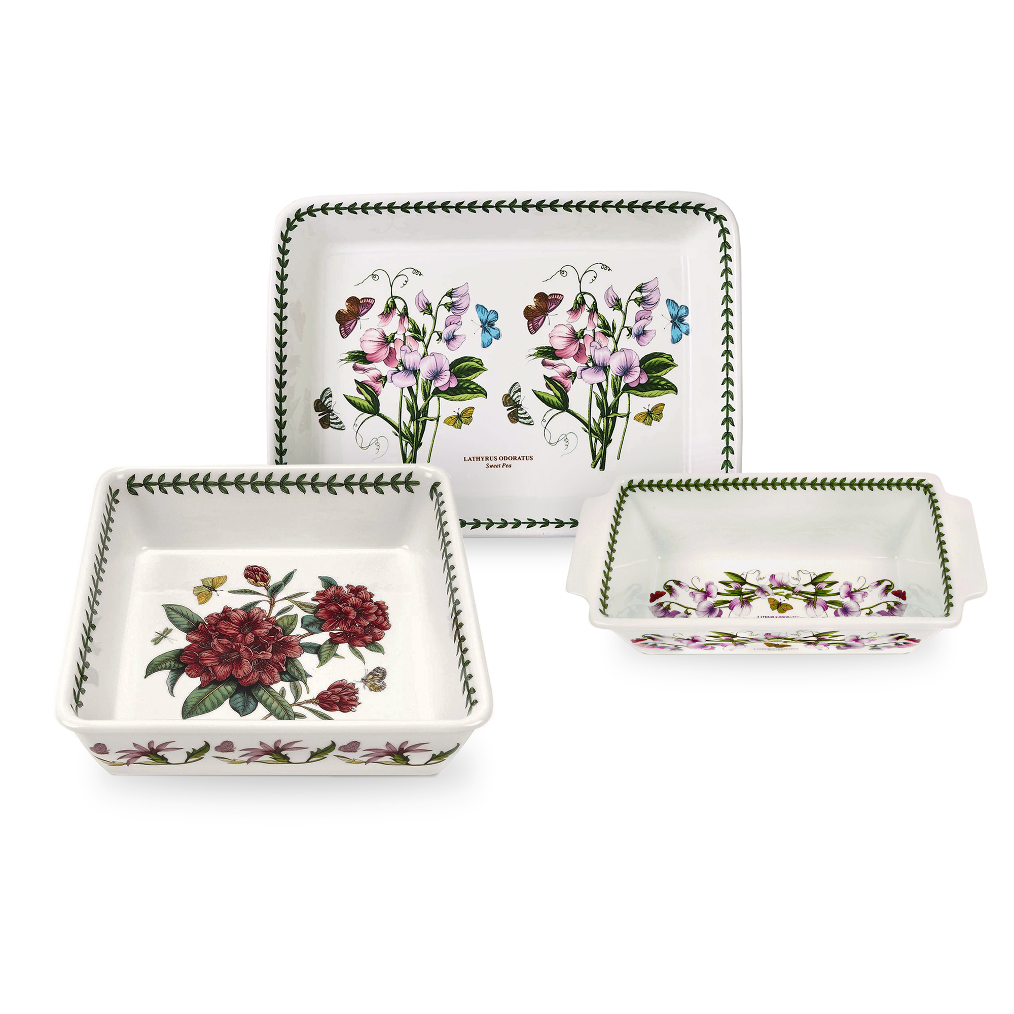 3-Piece Porcelain Bakeware Set 3-Piece Porcelain Bakeware Set