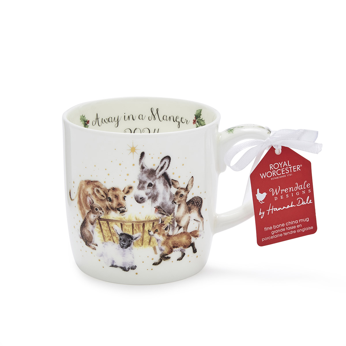 Wrendale Designs Annual Mug 2024 - Away in a Manger image number null